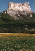 Mont Aiguille von Süden